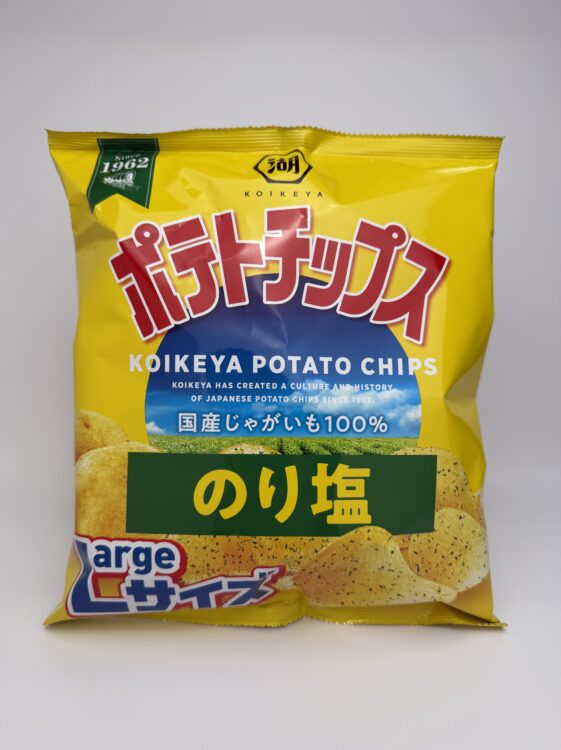 Koikeya Potato Chips Nori Salt Large Size