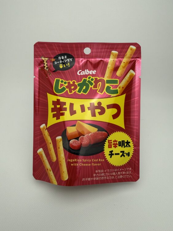 Calbee Jagarico Potato Snacks Spicy Cod Roe with Cheese