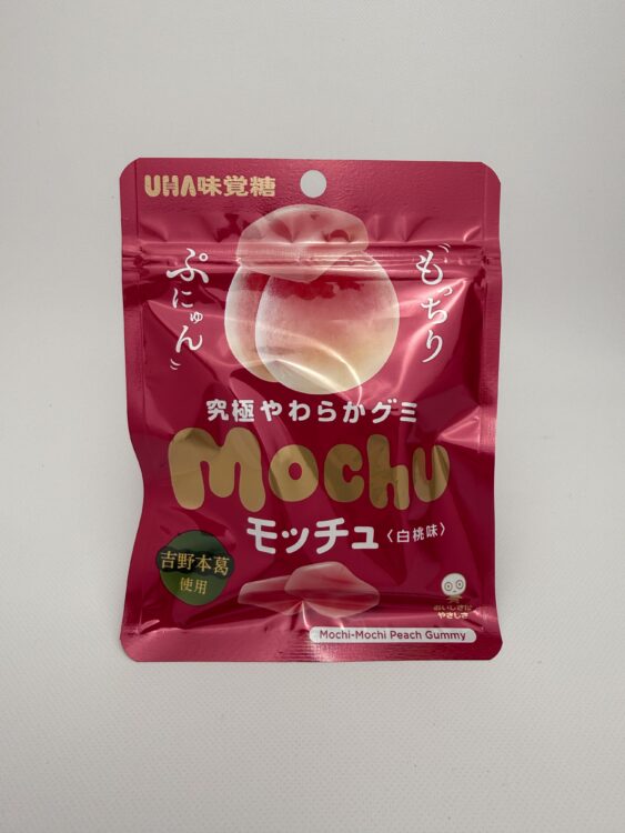 UHA Mikakuto Mochu Mochi Mochi White Peach Gummy Candy