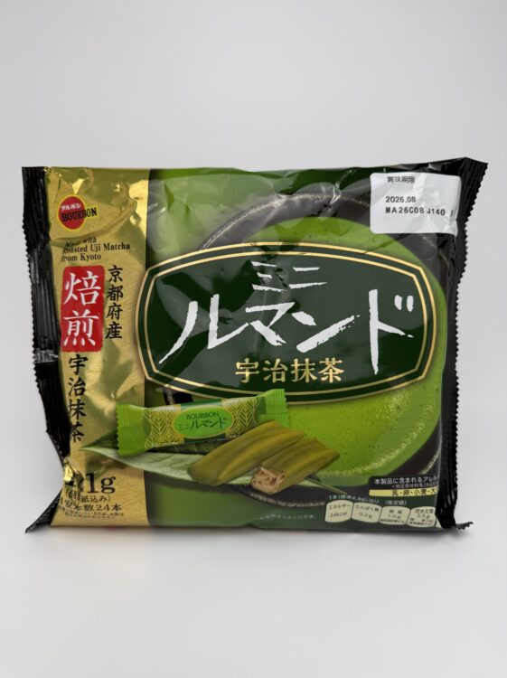 Bourbon Mini Lumonde Crepe Cookies Uji Matcha Flavor