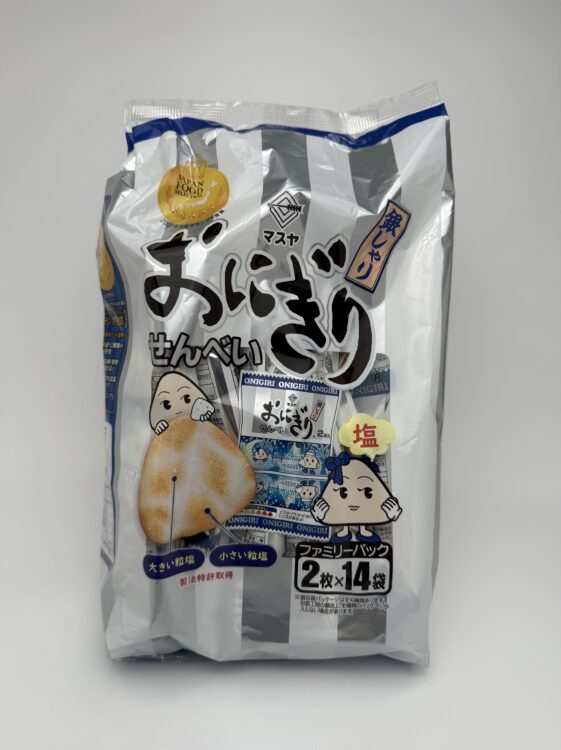 Masuya Onigiri Senbei Rice Cracker Ginshari Plain Family Pack