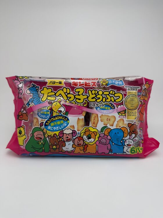 Ginbis Tabekko Dobutsu Animal Shaped Biscuits Family Pack
