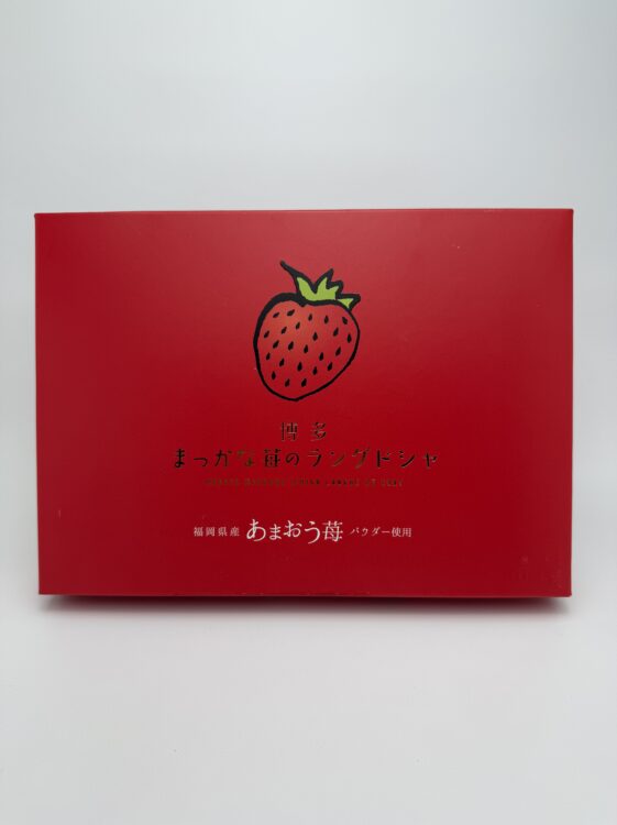 Hanafukudo Hakata Makkana Ichigo Amaou Strawberry Langue de Chat Cookie