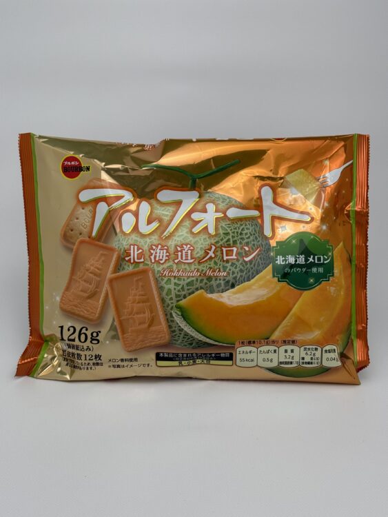 Bourbon Alfort Hokkaido Melon Biscuits Family Pack