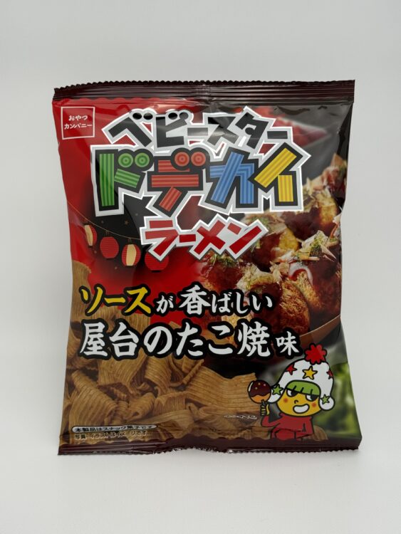 Oyatsu Company Baby Star Dodekai Ramen Snacks Fragrant Sauce Takoyaki