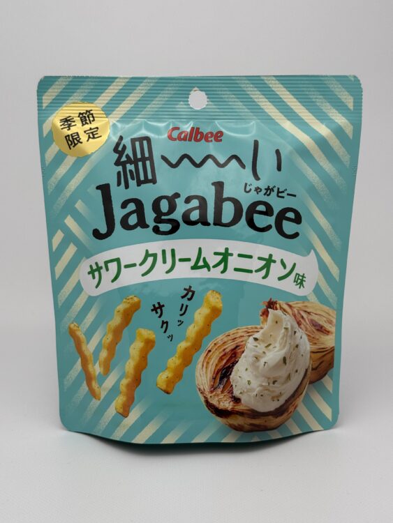 Calbee Thin Jagabee Potato Snack Stand Pack Sour Cream & Onion