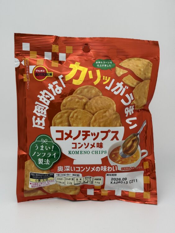 Bourbon Komeno Chips Rice Chips Consomme