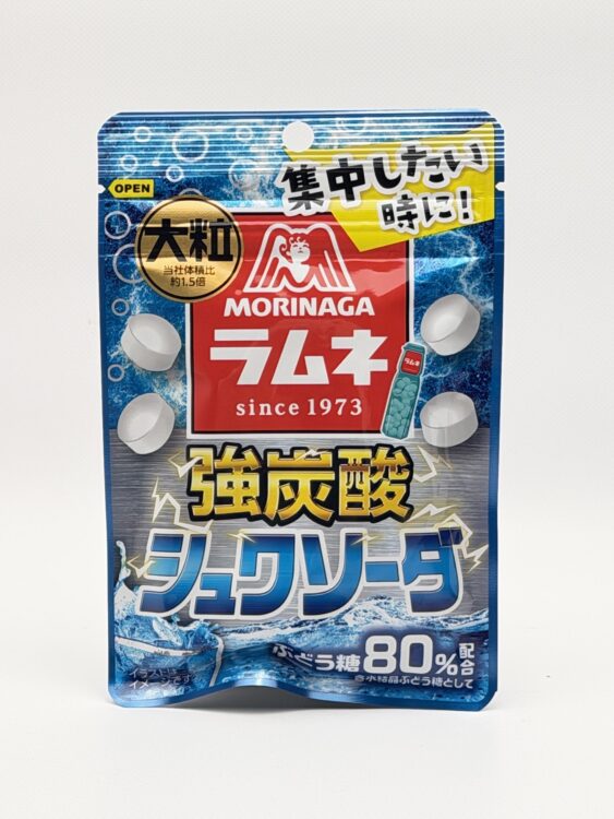 Morinaga Large Ramune Soda Tablet Candy Strong Fizzy Soda