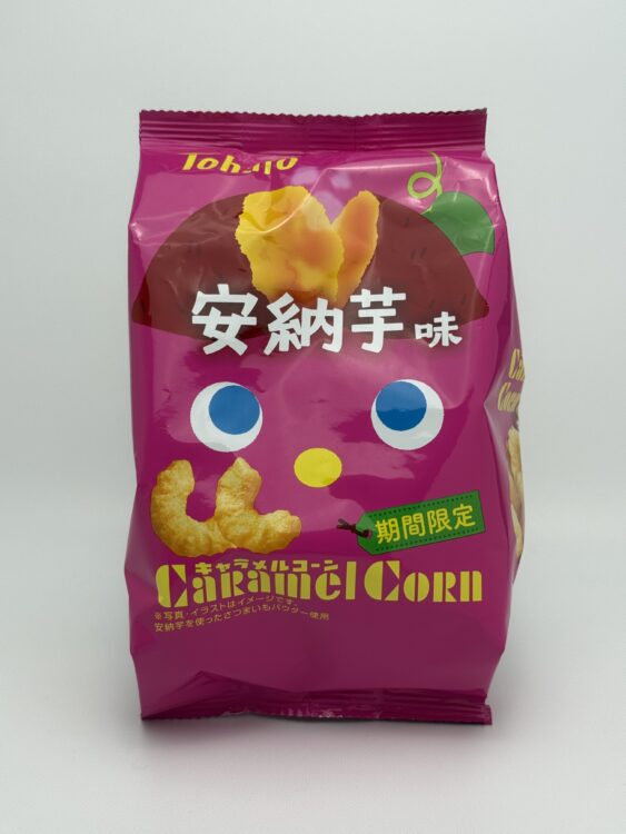 Tohato Caramel Corn Puff Snacks Anno-Imo Sweet Potato
