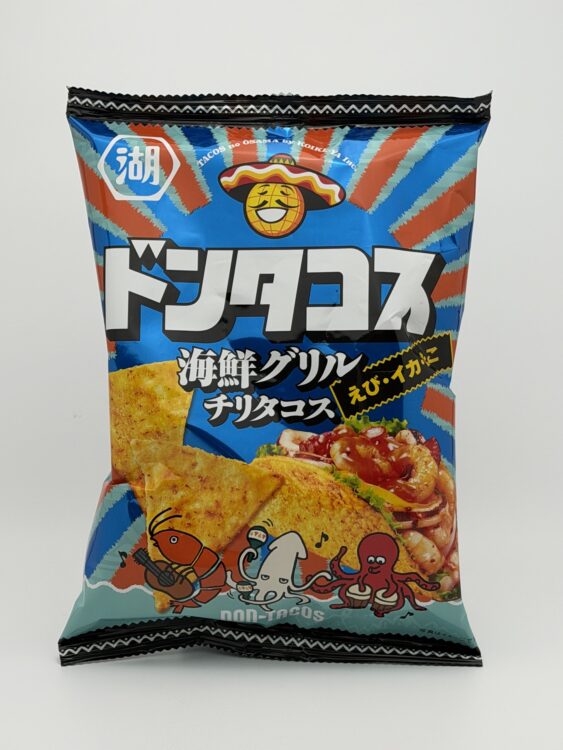 Koikeya Dontacos Tortilla Chips Seafood Grilled Chili Taco