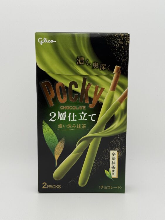 Glico Pocky Chocolate Double-Layer Koi Shibumi Matcha