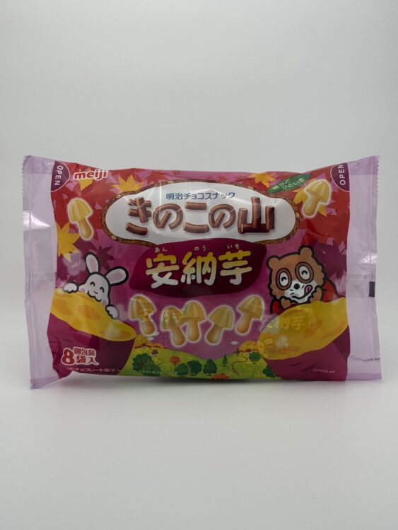 Meiji Kinoko no Yama Chocolate Biscuits Anno-Imo Sweet Potato Family Pack