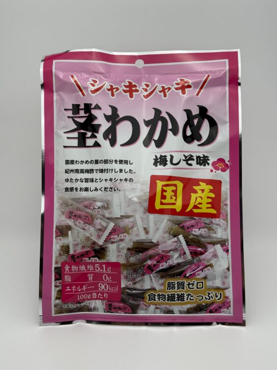 Sokan Kuki Wakame Seaweed Stem Snack Ume Shiso