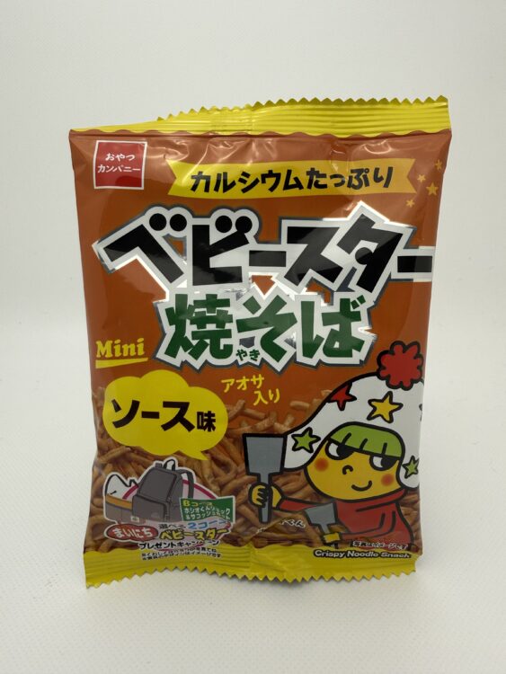 Oyatsu Company Baby Star Yakisoba Snacks Sauce Mini Pack