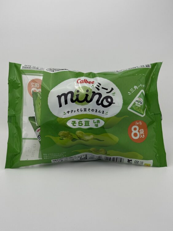 Calbee Miino Sora Mame Fava Beans Snack Salt Family Pack