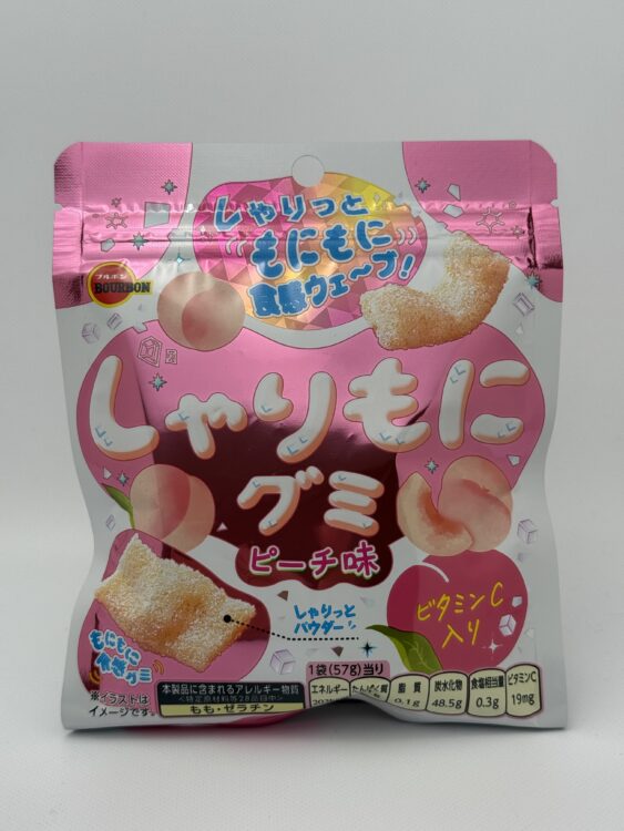Bourbon Sharimoni Gummy Candy Peach
