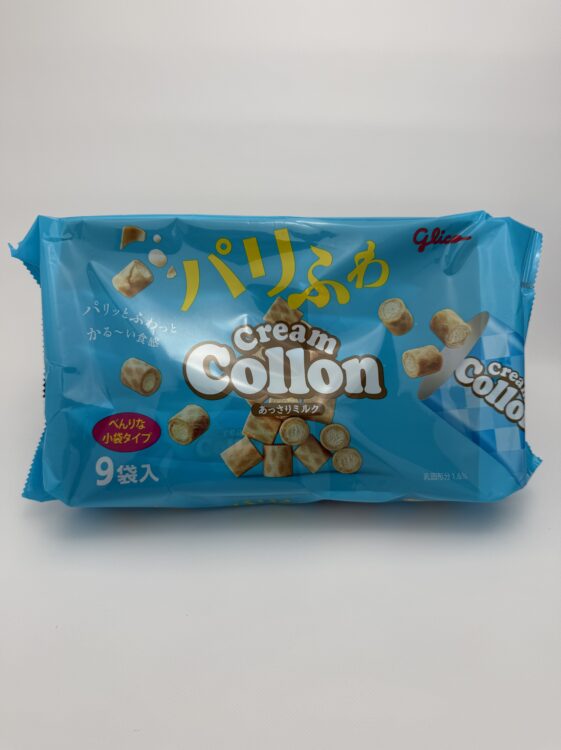 Glico Cream Collon Biscuit Light Milk Family Pack