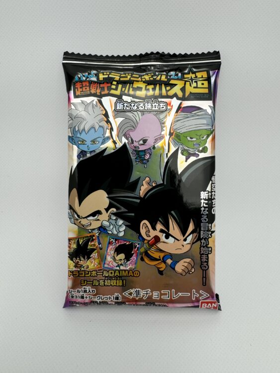 Bandai Dragon Ball Super Warrior Chocolate Wafer with Sticker