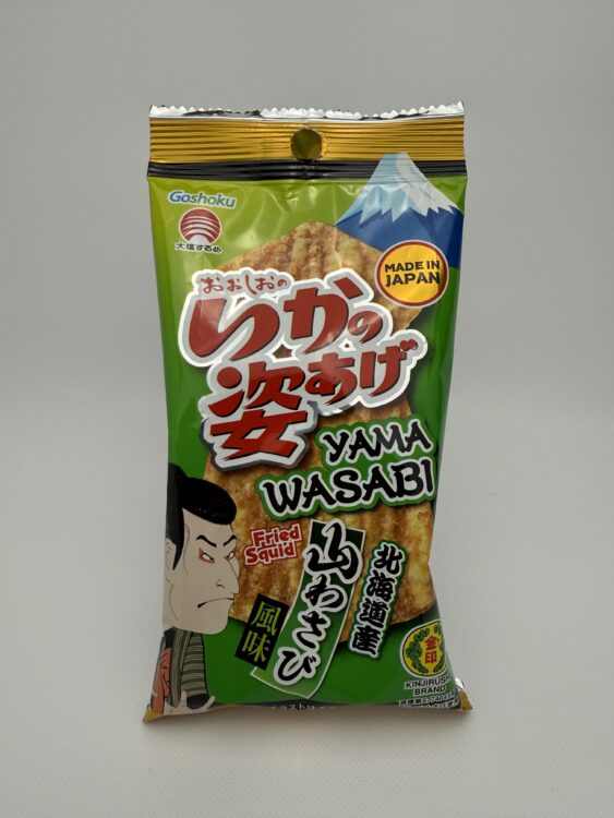 Goshoku Ika No Sugata Age Fried Squid Snack Yama Wasabi
