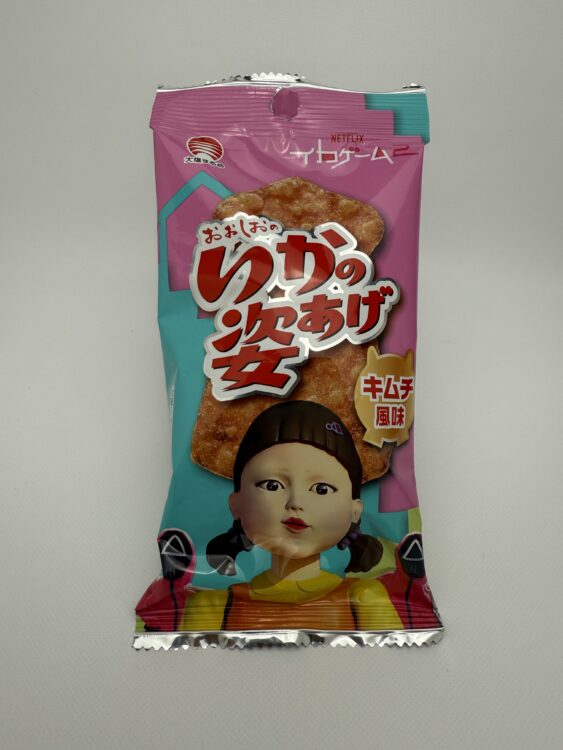 Goshoku Ika No Sugata Age Fried Squid Snack Kimchi