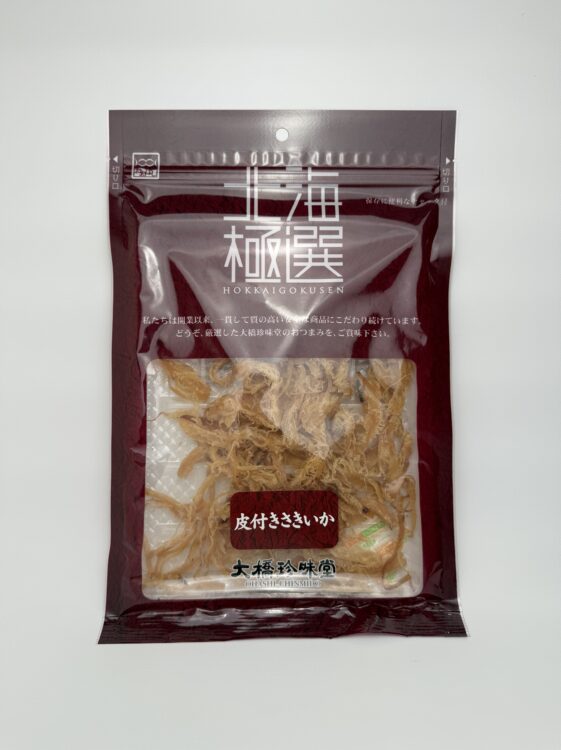 Ohashi Chinmido Kawa-Tsuki Sakiika Shredded Dried Squid with Skin