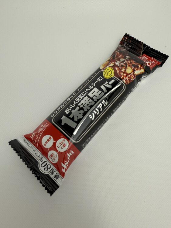 Asahi Ippon Manzoku Chocolate Bar Cereal Black