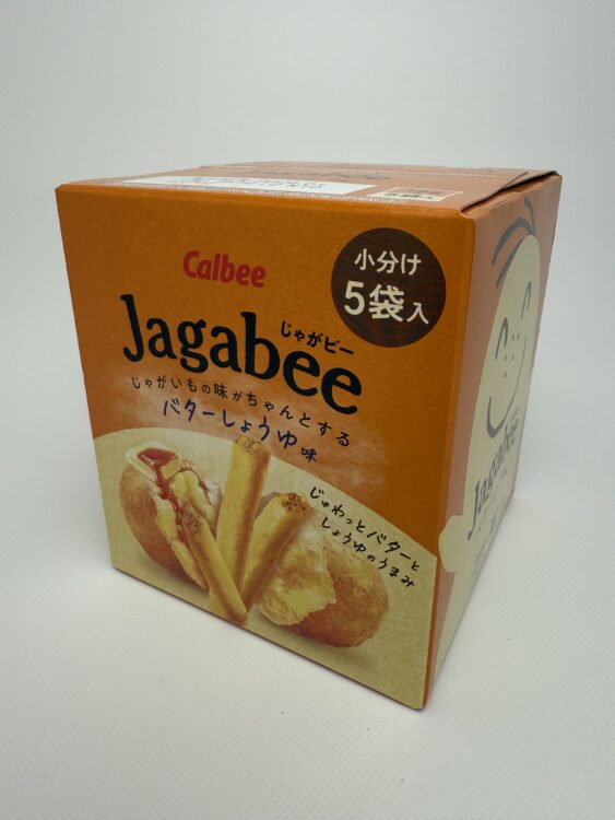 Calbee Jagabee Potato Snack Butter Soy Sauce