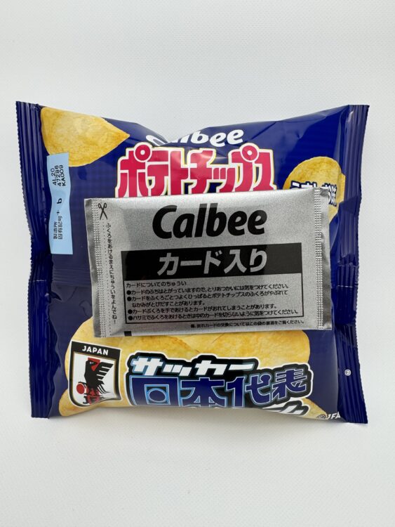 Calbee 2024 Soccer Japan National Team Chips with Card