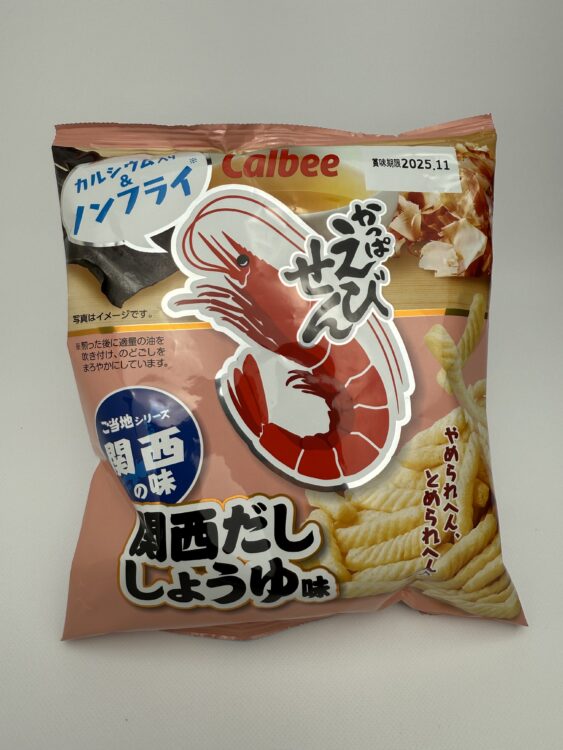 Calbee Kappa Ebisen Shrimp Chips Kansai Dashi Soy Sauce