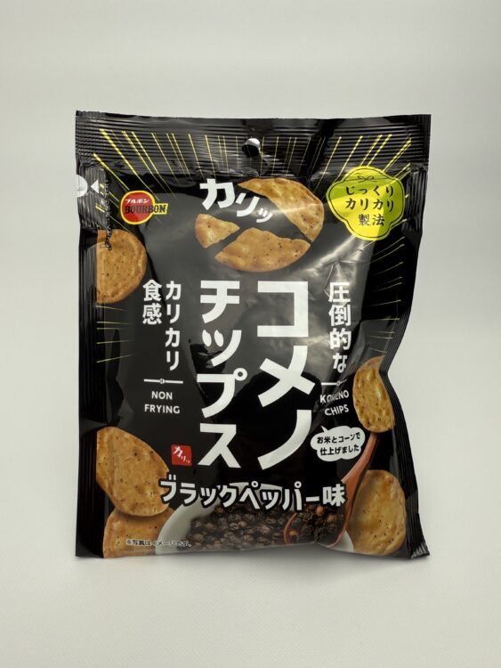 Bourbon Komeno Chips Rice Chips Black Pepper