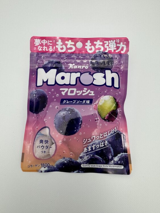 Kanro Marosh Gummy Marshmallow Grape Soda