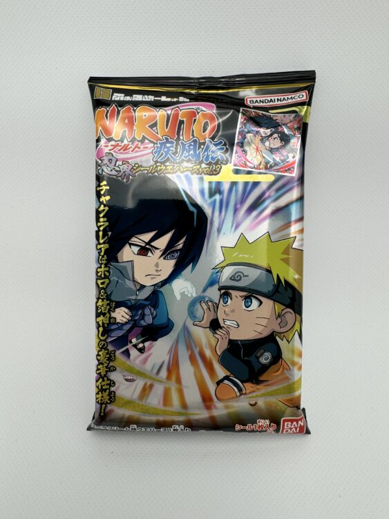 Bandai Naruto Shippuden Vanilla Cream Wafer with Sticker