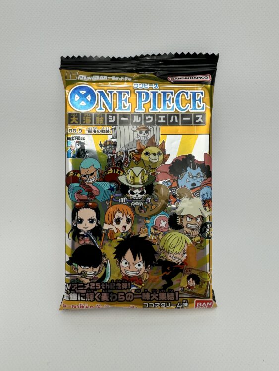 Bandai One Piece The Great Pirate Cocoa Cream Wafer with Sticker