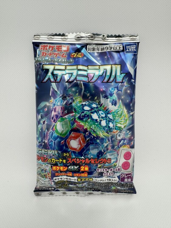 Takara Tomy Arts Pokemon Stellar Crown Card Game Gummy Candy