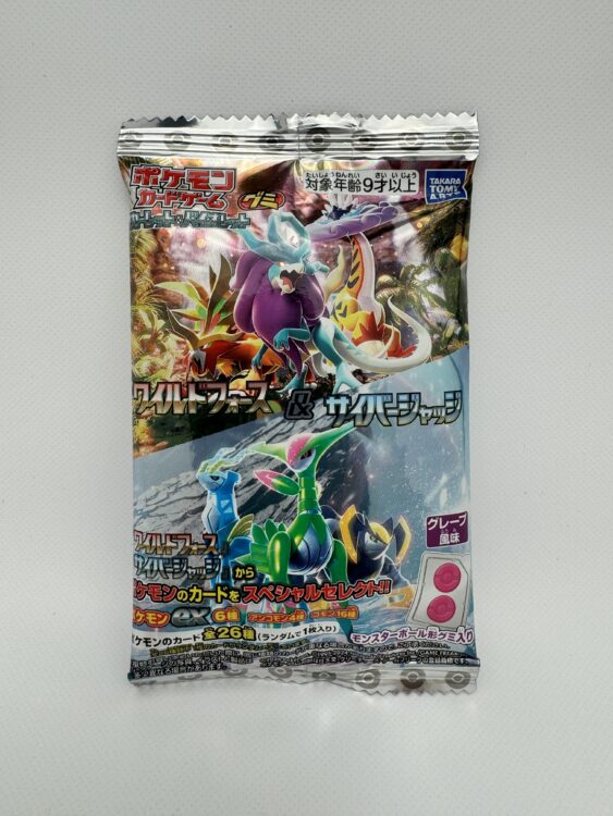 Takara Tomy Arts Pokemon Temporal Forces Card Game Gummy Candy