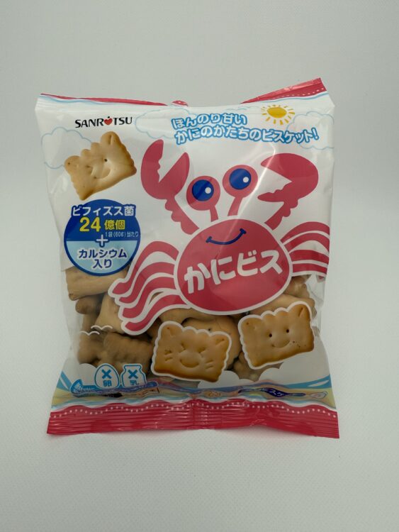 Sanritsu Kani Bis Crab Shaped Biscuit