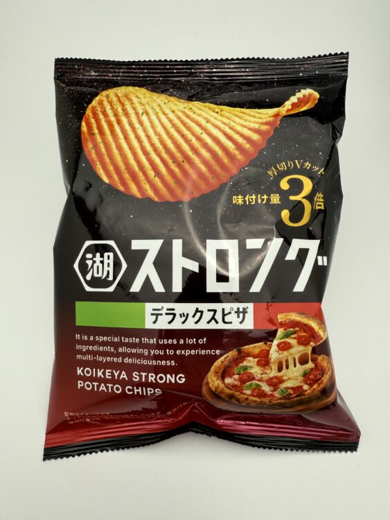 Koikeya Strong Potato Chips Delax Pizza