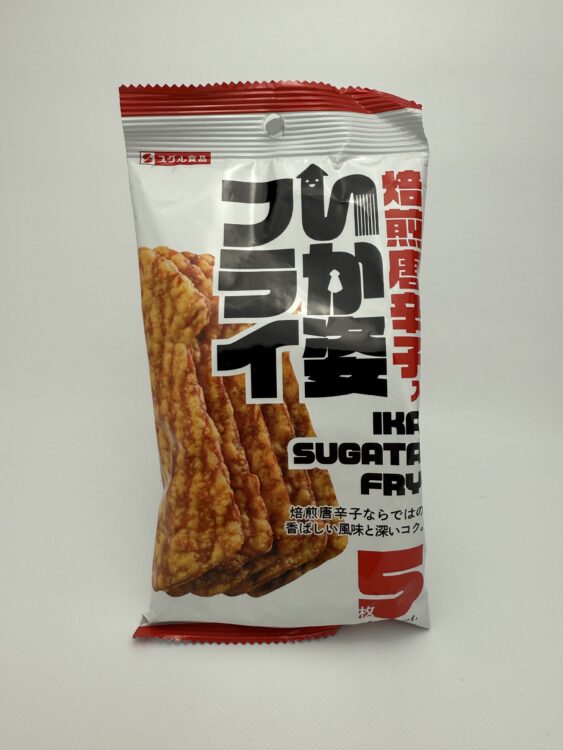 Suguru Ika Sugata Fry Fried Squid Snack Chili Peppers
